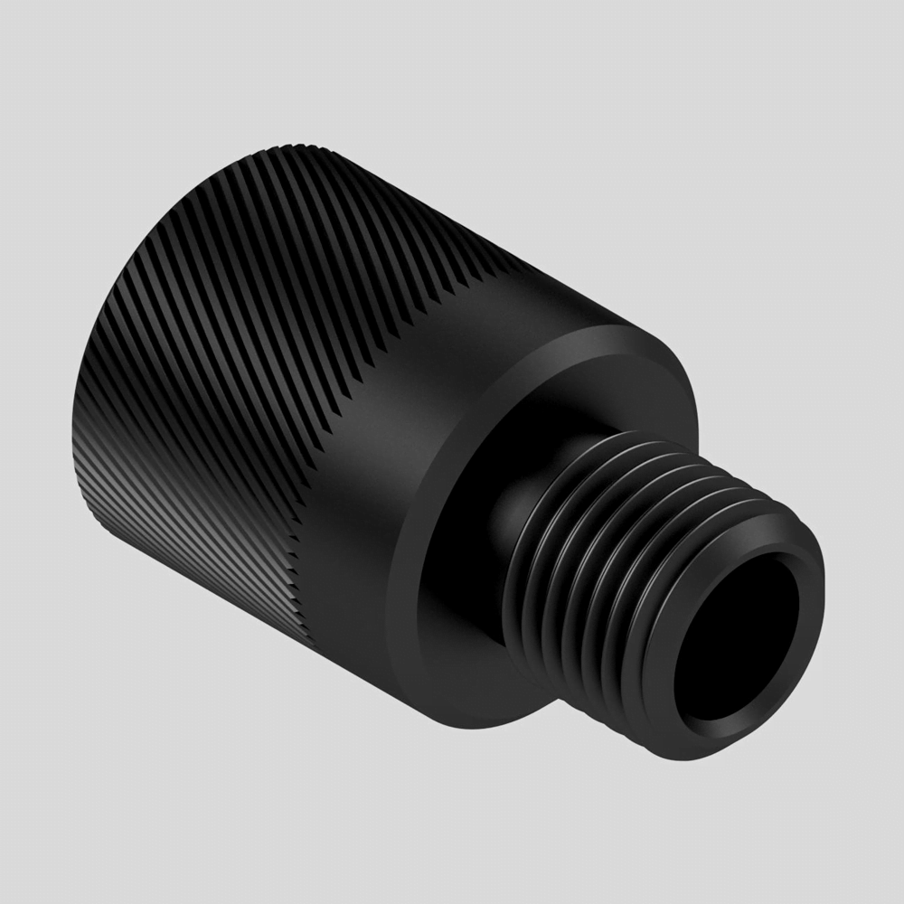 fil Protecteur AIRGUN Silencer Adaptateur 15 mm Avec 1/2" UNF Filetage/alun